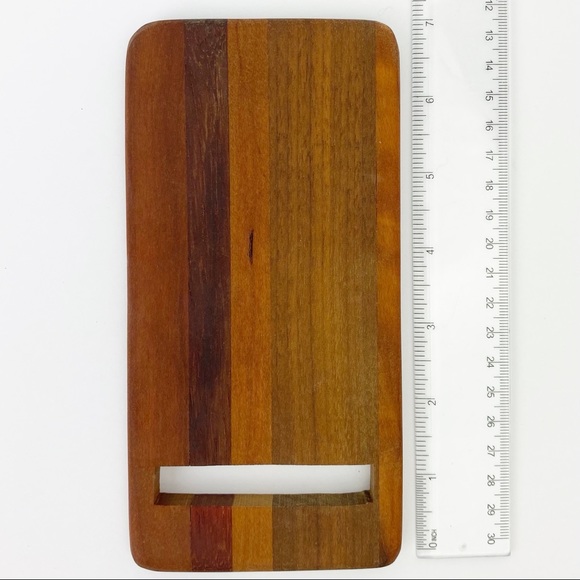 Hand Crafted Mixed Wood Phone/Tablet Stand - Picture 13 of 14